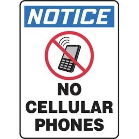 Accuform OSHA NOTICE SAFETY SIGN CELLULAR MRFQ824XL MRFQ824XL